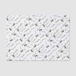 Kunstfeeën op het werk tissuepapier