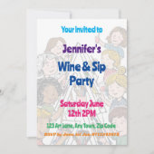 Kunstfeest Verf en Sip Tieners viering Kaart (Voorkant)