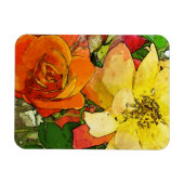 kunstflorale  achtergrond 2 magneet (Horizontaal)