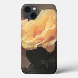 kunstflorale achtergrond in pastelkleuren iPhone 13 hoesje