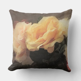 kunstflorale  achtergrond in pastelkleuren kussen