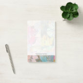 Kunstflorale grunge patroon post-it® notes (Kantoor)