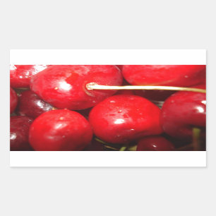 Kunstfoto Cherries Rechthoekige Sticker