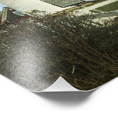 Kunstfoto van Nobska Lighthouse bij Kerstmis Foto Afdruk (Hoek)