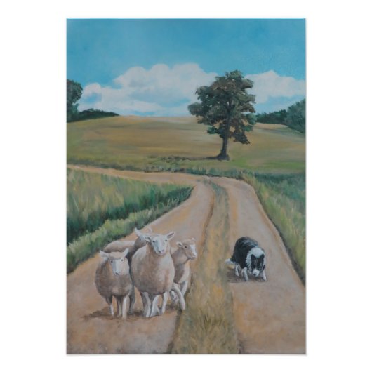 Kunstfoto's afdrukken van de "Schapen" Foto Afdruk (Voorkant)