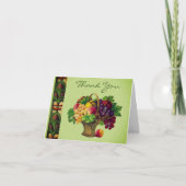 kunstfruitmand Hartelijk dank voor uw kaart (Voorkant)