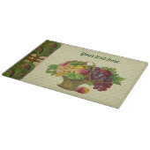 kunstfruitmandje op maat snijplank (Hoek)