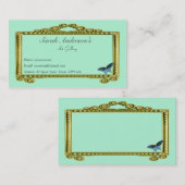 Kunstgalerie - Lijst en vlinder Visitekaartje (Voorkant / Achterkant)