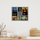 Kunstgalerie voor stervelingen poster (Keuken)