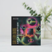 Kunstgalerij tentoonstelling over show kaart (Staand voorkant)