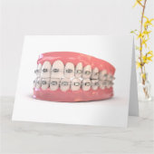 Kunstgebit Met Beugel Kaart (Gele Bloem)