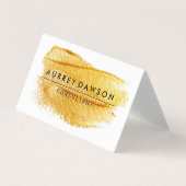 Kunstgeborsteld Visitekaartjes (Voorkant)