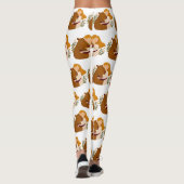 Kunstgeïnspireerde capibara-leggings leggings (Achterkant)