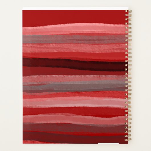 Kunstgeïnspireerde digitale ontwerpplanner. planner (Achterkant)