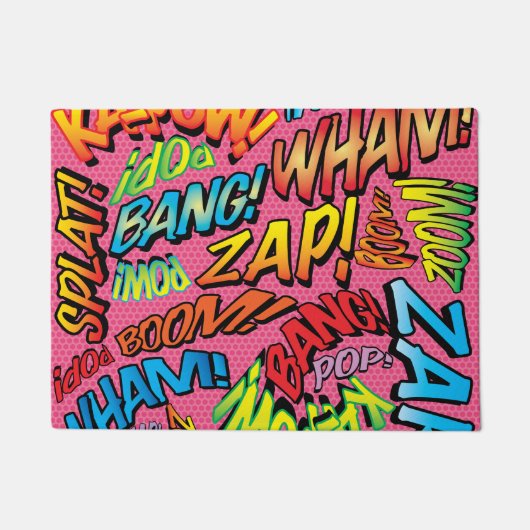 Kunstgeluiden uit stripboeken Pop Deurmat (Voorkant)