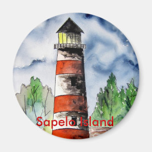Kunstgeschenk in Sapelo Island Magneet