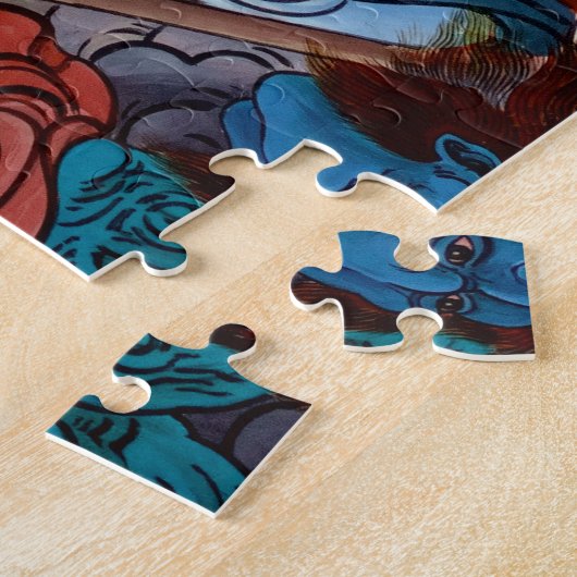 Kunstgeschiedenis (Azië): het paleis Legpuzzel (Zijkant)