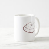 kunstgreep koffiemok (Voorkant rechts)