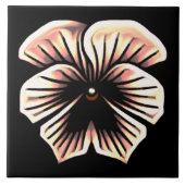 kunstgreep zwarte langwerpige ontkleuring tegeltje (Voorkant)