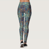 Kunstgrunge patroon leggings (Achterkant)
