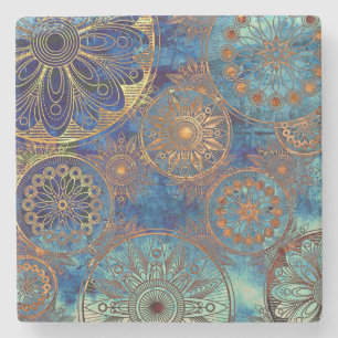 Kunstgrunge patroon stenen onderzetter