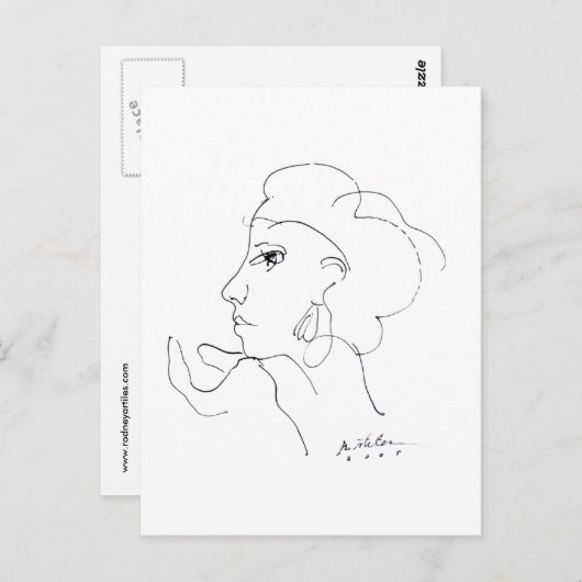 KUNSTHOOFD VAN VROUWENSE BRIEFKAARTEN (Voorkant / Achterkant)