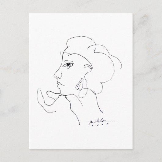 KUNSTHOOFD VAN VROUWENSE BRIEFKAARTEN (Voorkant)