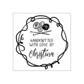 Kunsthout Stempel aangepast met liefde (Afrduk)