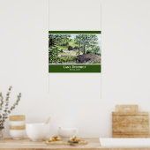 Kunsthuis bij het Derlmere Lake District England Poster (Keuken)