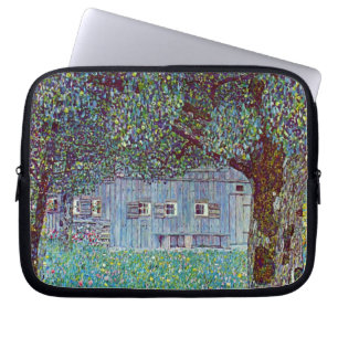 Kunsthuis in Opper-Oostenrijk door Gustav Klimt Laptop Sleeve