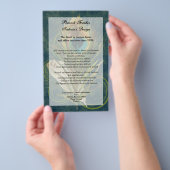 Kunstig Detail Pauwveer Programma Flyer (Hand)