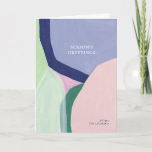 Kunstige kerstkaart met wenskaart feestdagen kaart