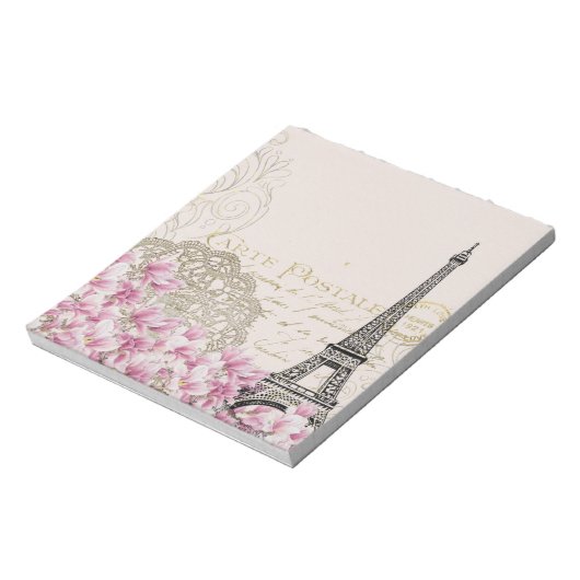 Kunstillustratie  Eiffeltoren in Parijs Notitieblok (Gedraaid)