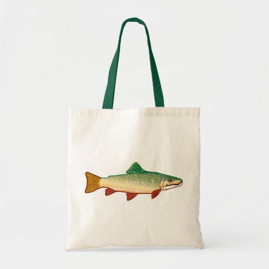 Kunstillustratie forel tote bag (Voorkant)
