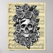 Kunstillustratie van de menselijke Rozen Poster (Voorkant)