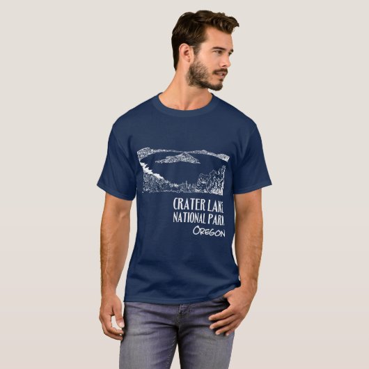 Kunstillustratie van het nationaal park van het me t-shirt (Voorkant volledig)