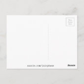 Kunstillustratie van het zee van kwallen briefkaart (Achterkant)