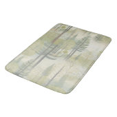 Kunstillustratie van pijnbomen in een moderne stij badmat (Gekanteld)