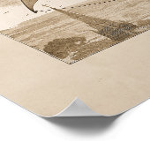 Kunstillustratie  vliegmachine poster (Hoek)