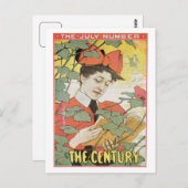  kunstjaar juli briefkaart (Voorkant / Achterkant)