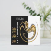 Kunstjuwelententoonstelling show kaart (Staand voorkant)