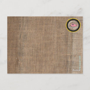 Kunstkaart van canvas briefkaart