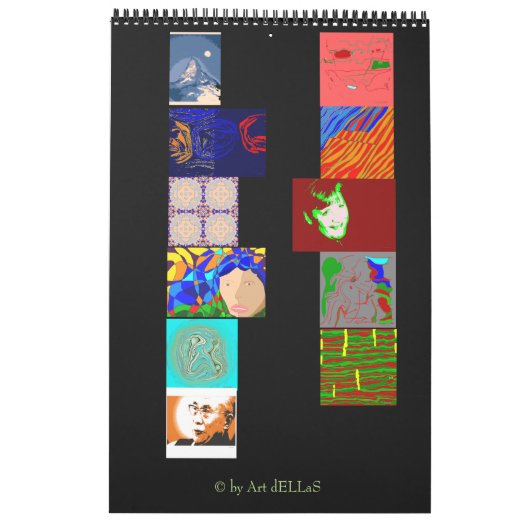 Kunstkalender Kalender (Achterkant)