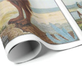 kunstkameel cadeaupapier (Rol Hoek)