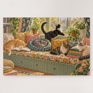 kunstkatten 1000-delig legpuzzel