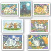 KUNSTKATTEN EN STICKERS VAN LANDBOUWKITTEN (Voorkant)