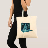 Kunstkerstboom Tote Bag (Voorkant (product))