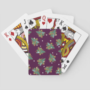 Kunstkerstkaarten Pokerkaarten