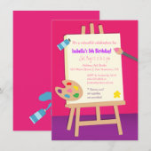 Kunstkinderen op zaterdag kaart (Voorkant / Achterkant)