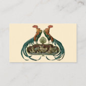  kunstkippen en roosters visitekaartje (Achterkant)